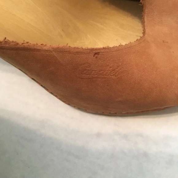 Candies 1980s Vintage Suede Wood Heels - Picture 5 of 5